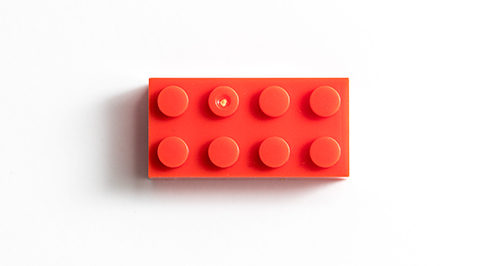 Red lego symbolizes easy-to-fix PC issues