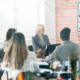 group on a video conference